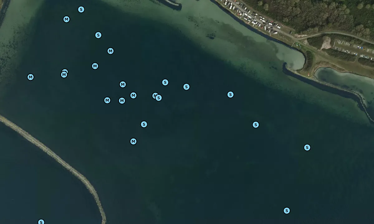 Satelite image of Brouwersdam