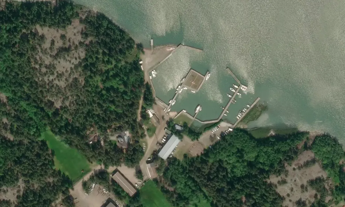 Flyfoto av Bruddalsviken, Iniö