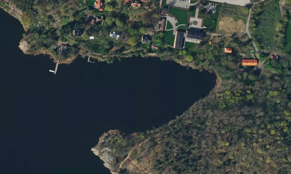 Satelite image of Brunnsviken