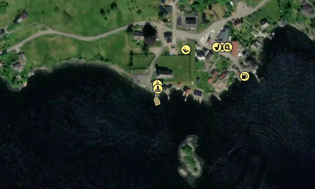 Satelite image of Bruvik - Osterøy