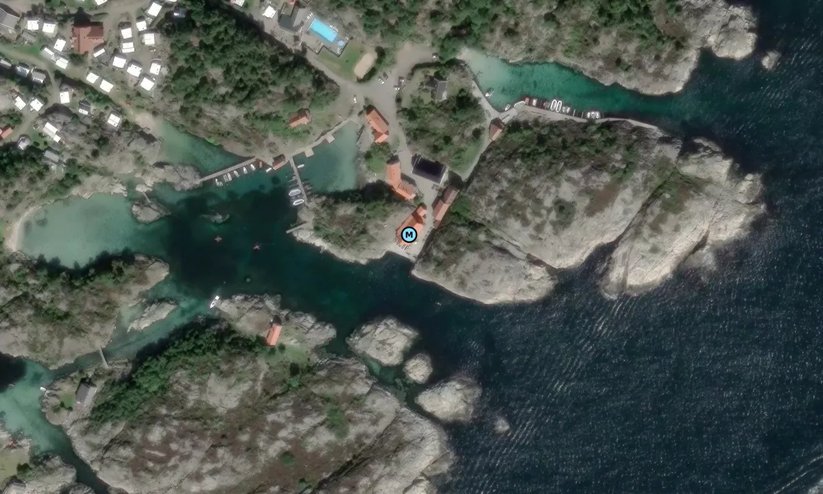 Satelite image of Brygga resturant Skottevik