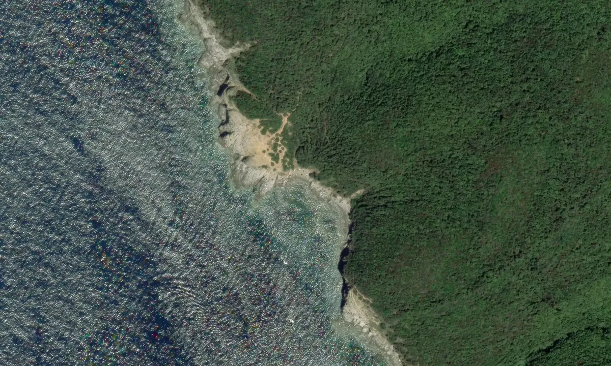 Satelite image of Buca delle Fate