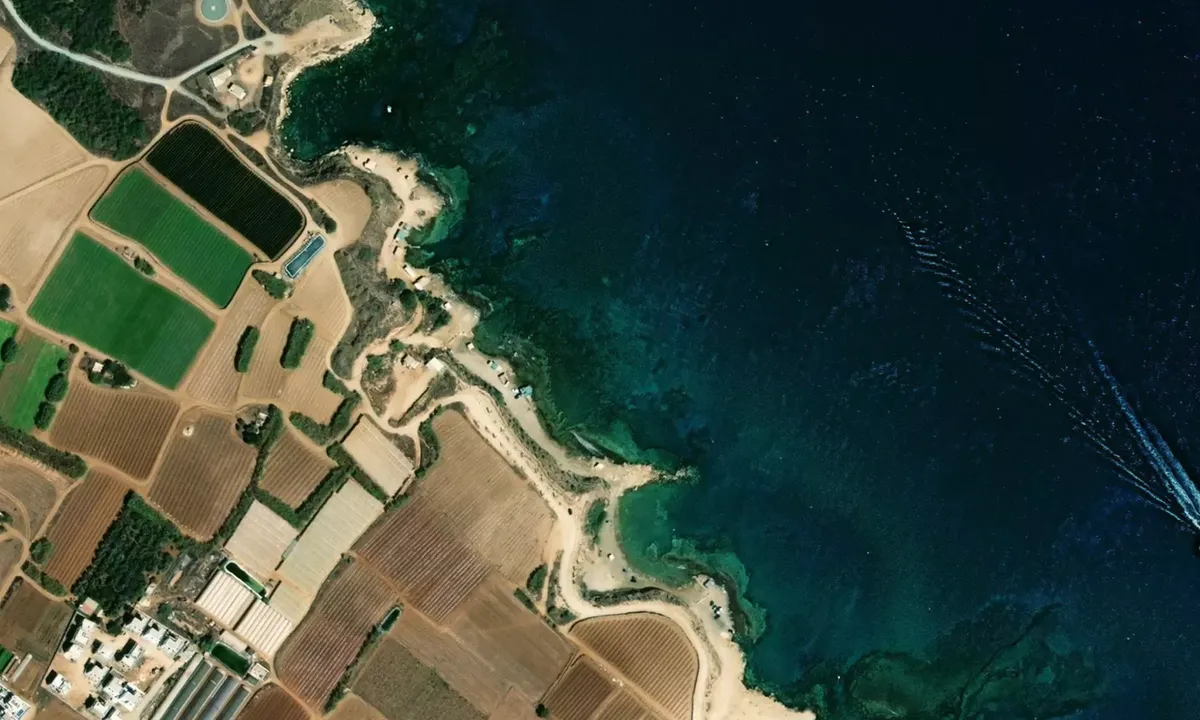 Satelite image of Buffer Beach