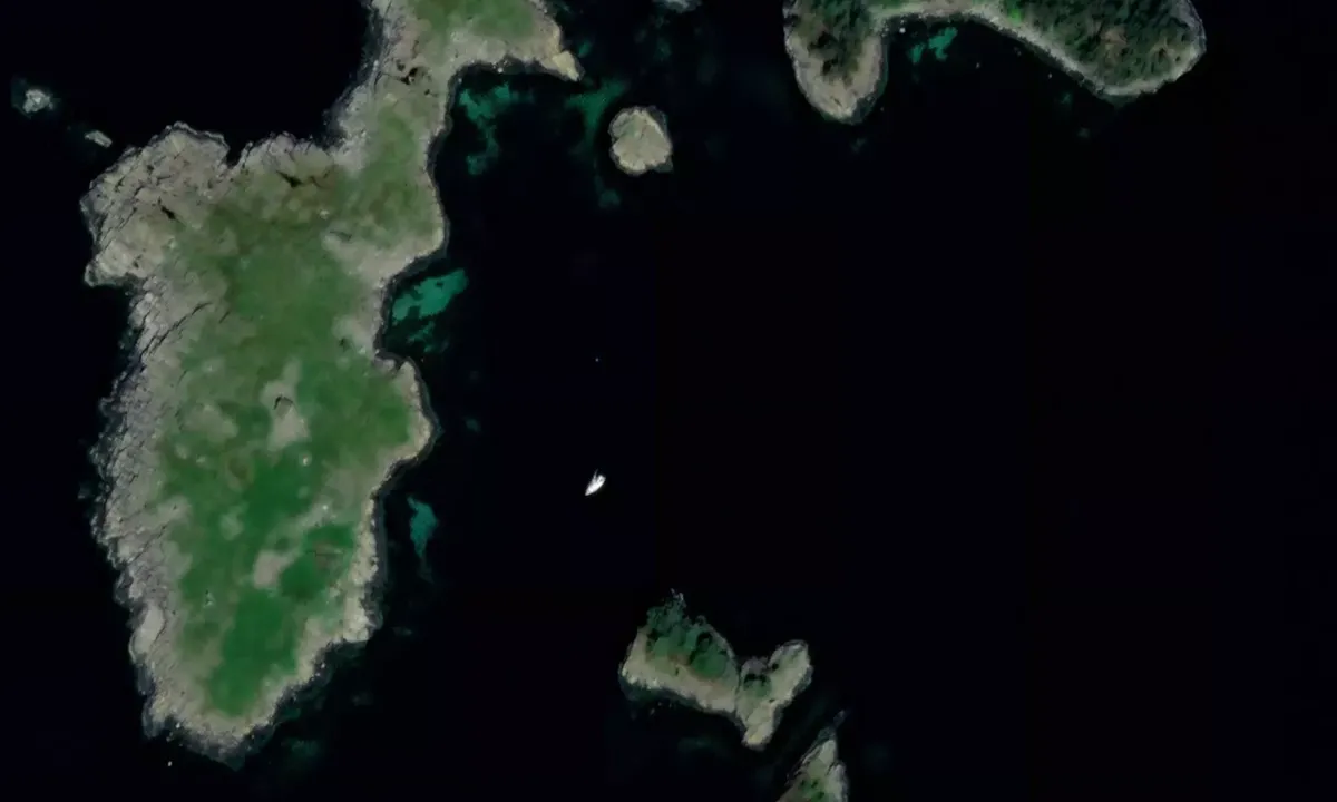 Satelite image of Bukkholmen