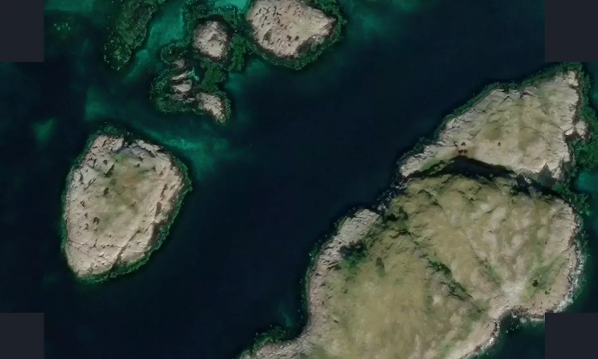 Satelite image of Bukkholmen - Vågøya