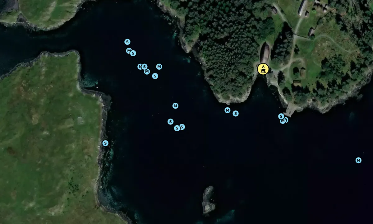 Satelite image of Bukkøya - Forøya - Gloppe