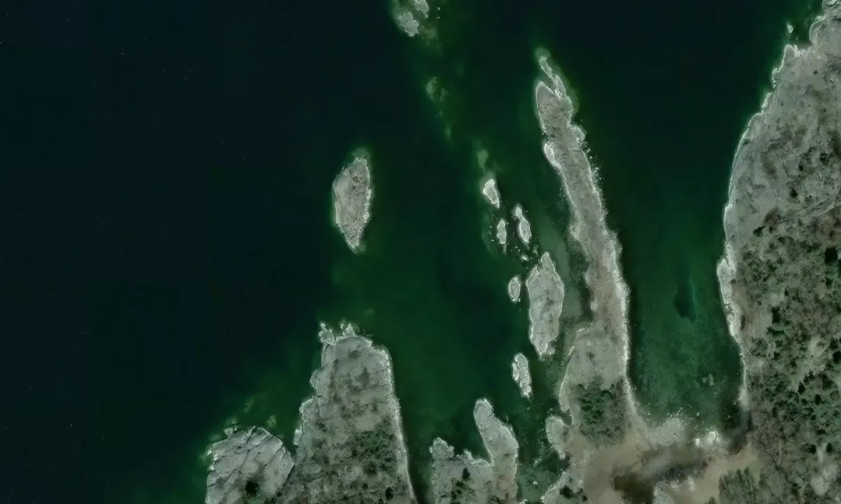 Satelite image of Bullerön - Storbåtsviken - Norrkobben