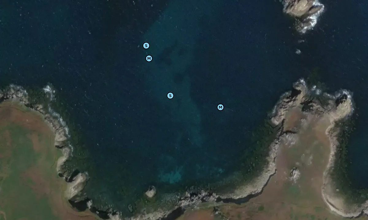 Satelite image of Bulls Porth