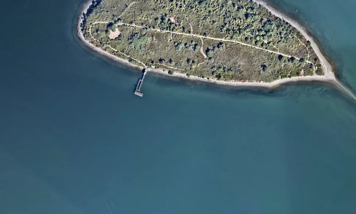 Flyfoto av Bumkin Island 1
