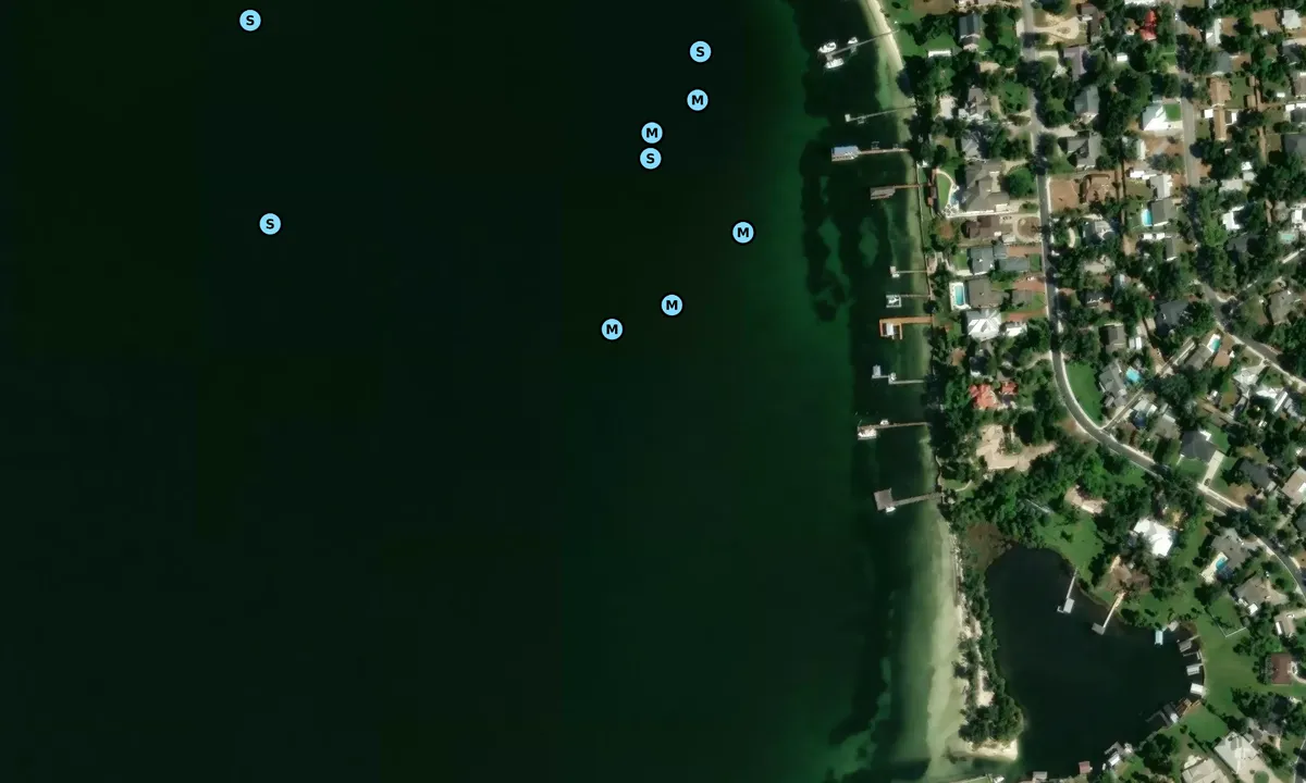 Satelite image of Bunkers Cove