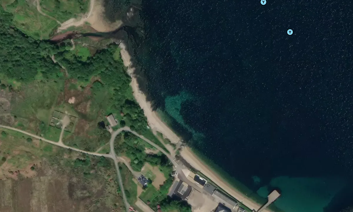 Satelite image of Bunnahabbhain Anchorage