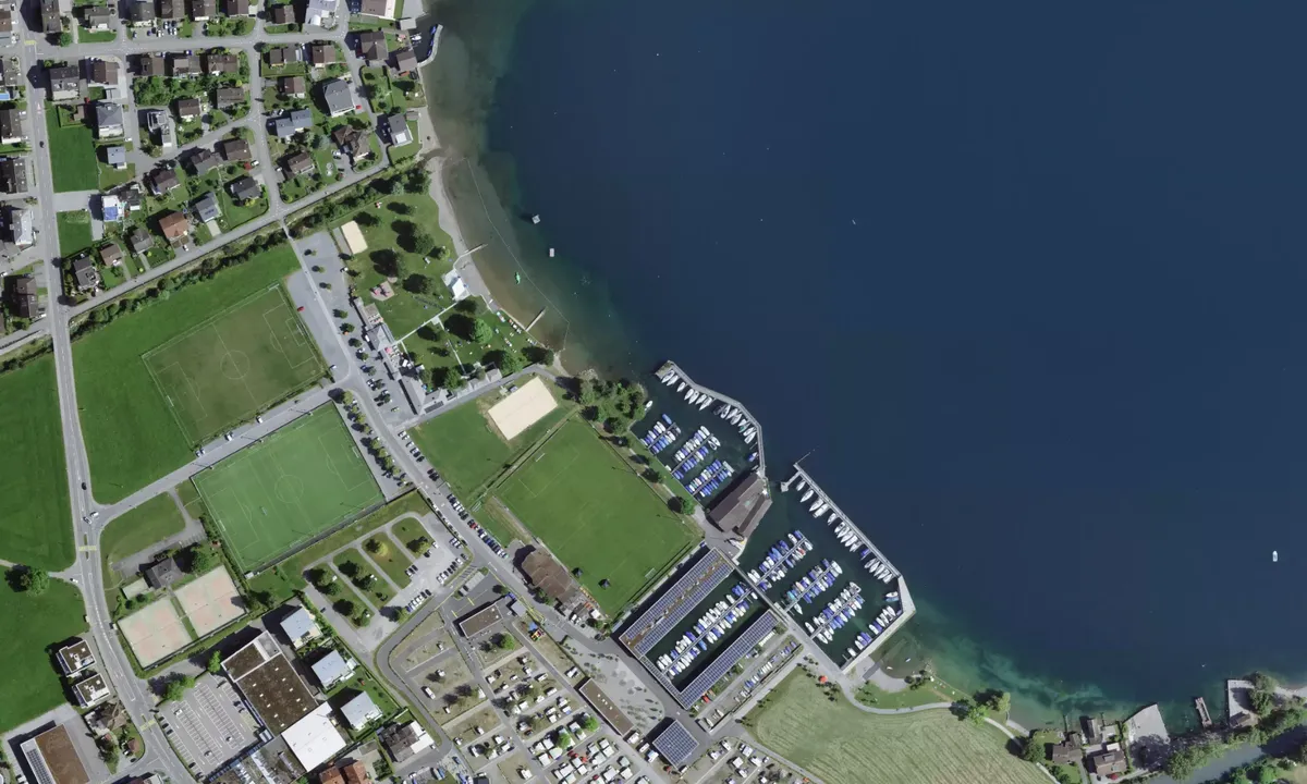 Flyfoto av Buochs Gästeplätze