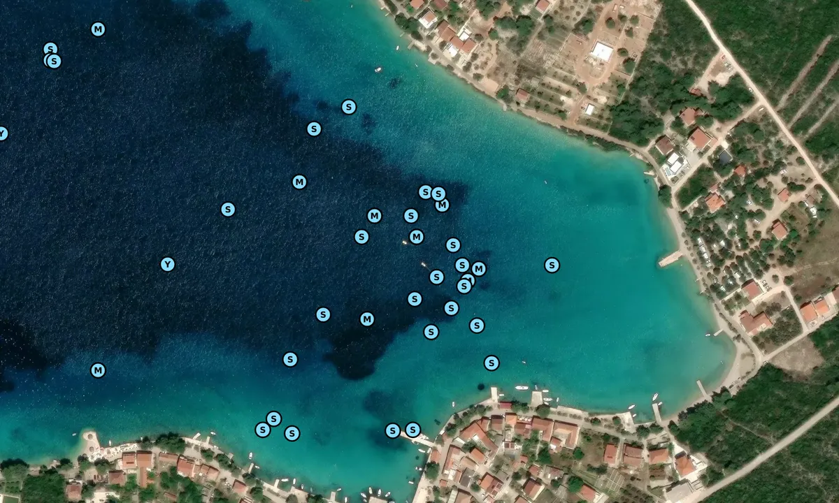 Satelite image of Buoys - Lovište
