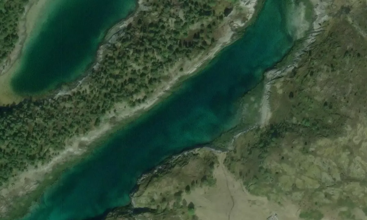 Satelite image of Buøysundet