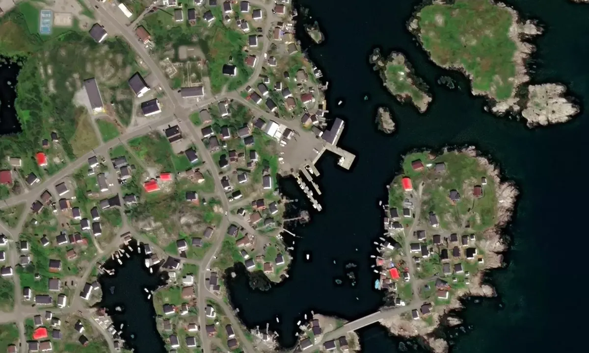 Satelite image of Burgeo