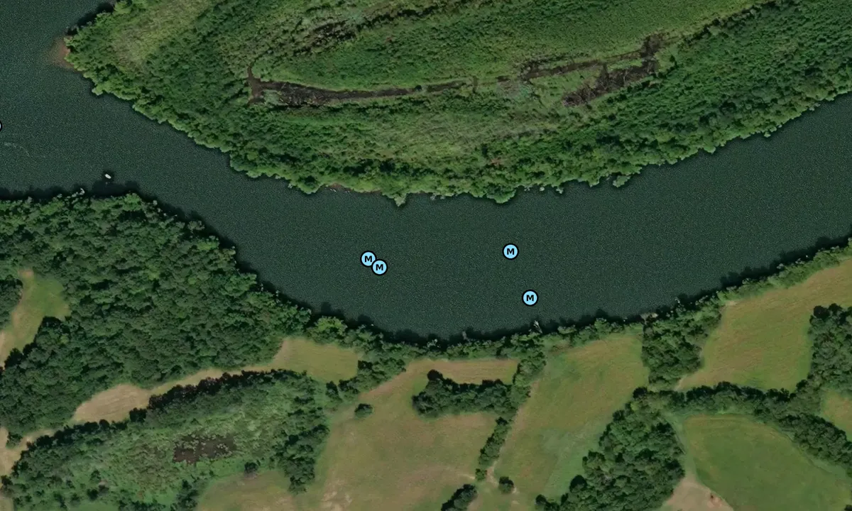 Satelite image of Burns Island