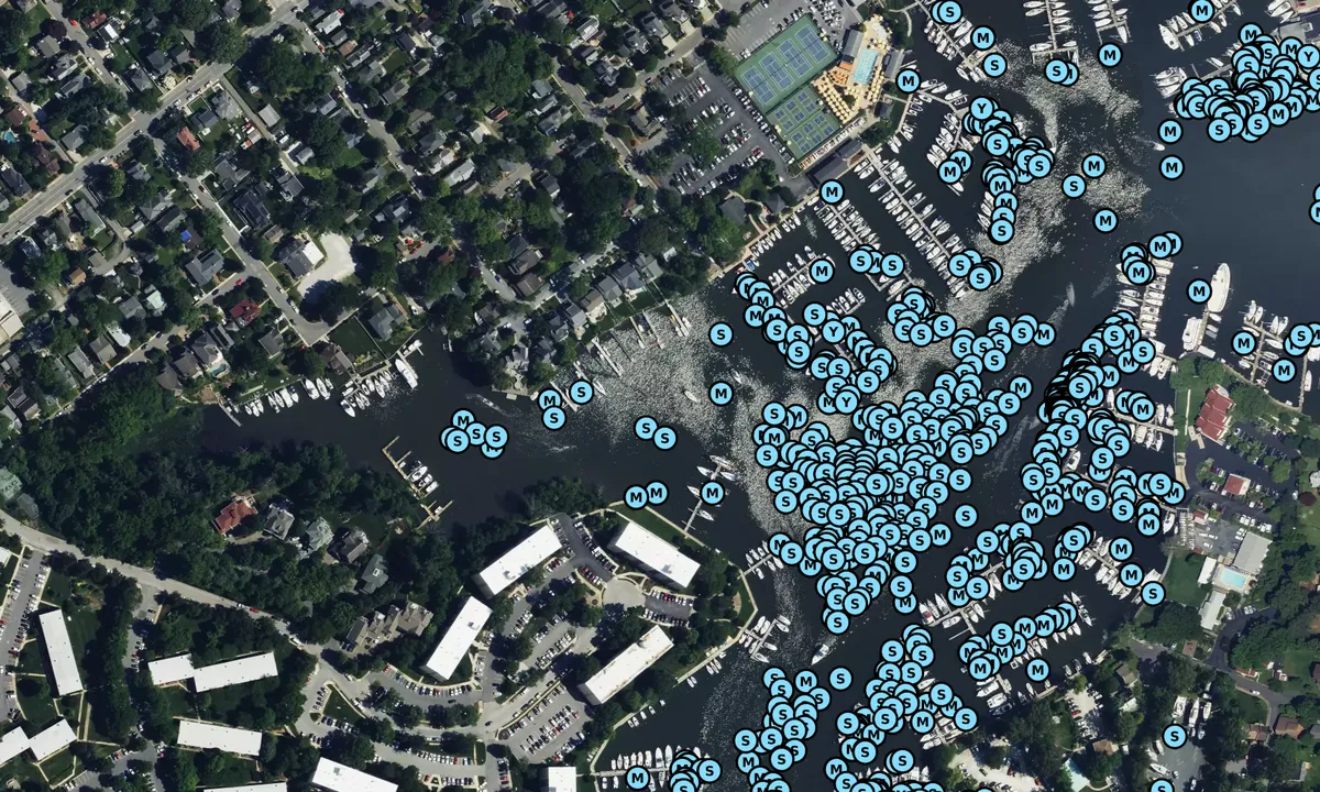 Satelite image of Burnside 