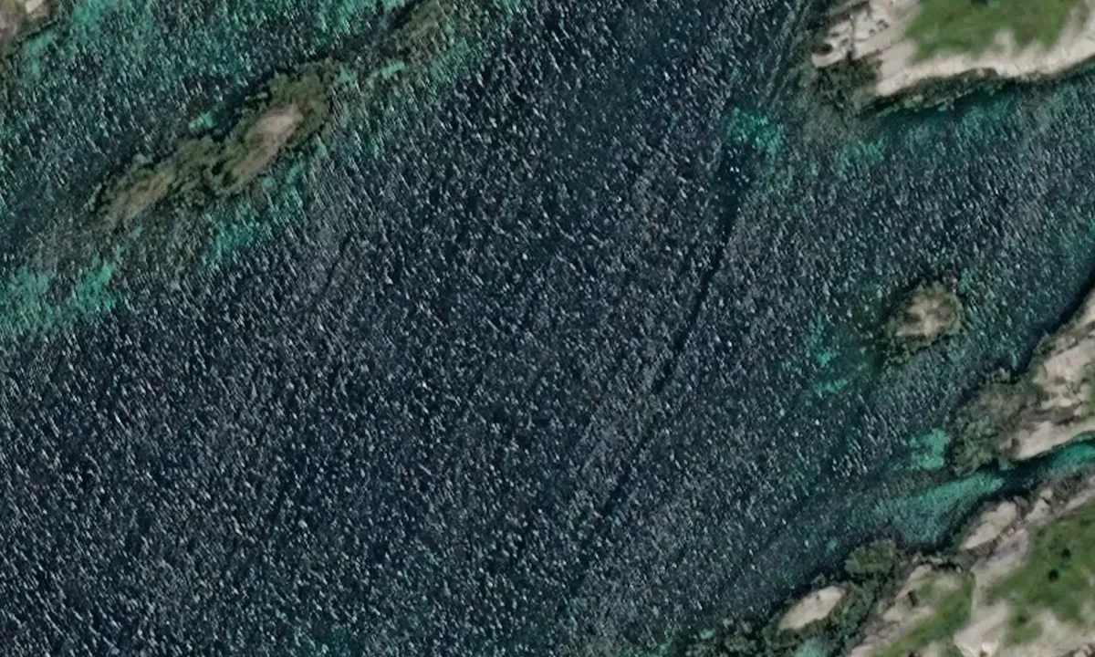 Satelite image of Burøya