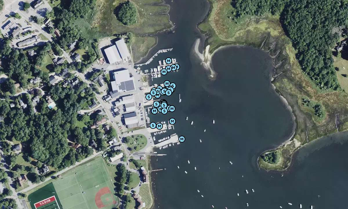 Satelite image of Burr Brothers Boats