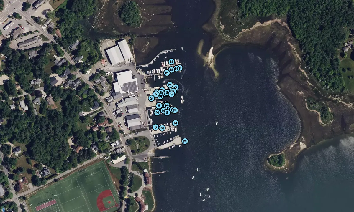 Satelite image of Burr Brothers Boats