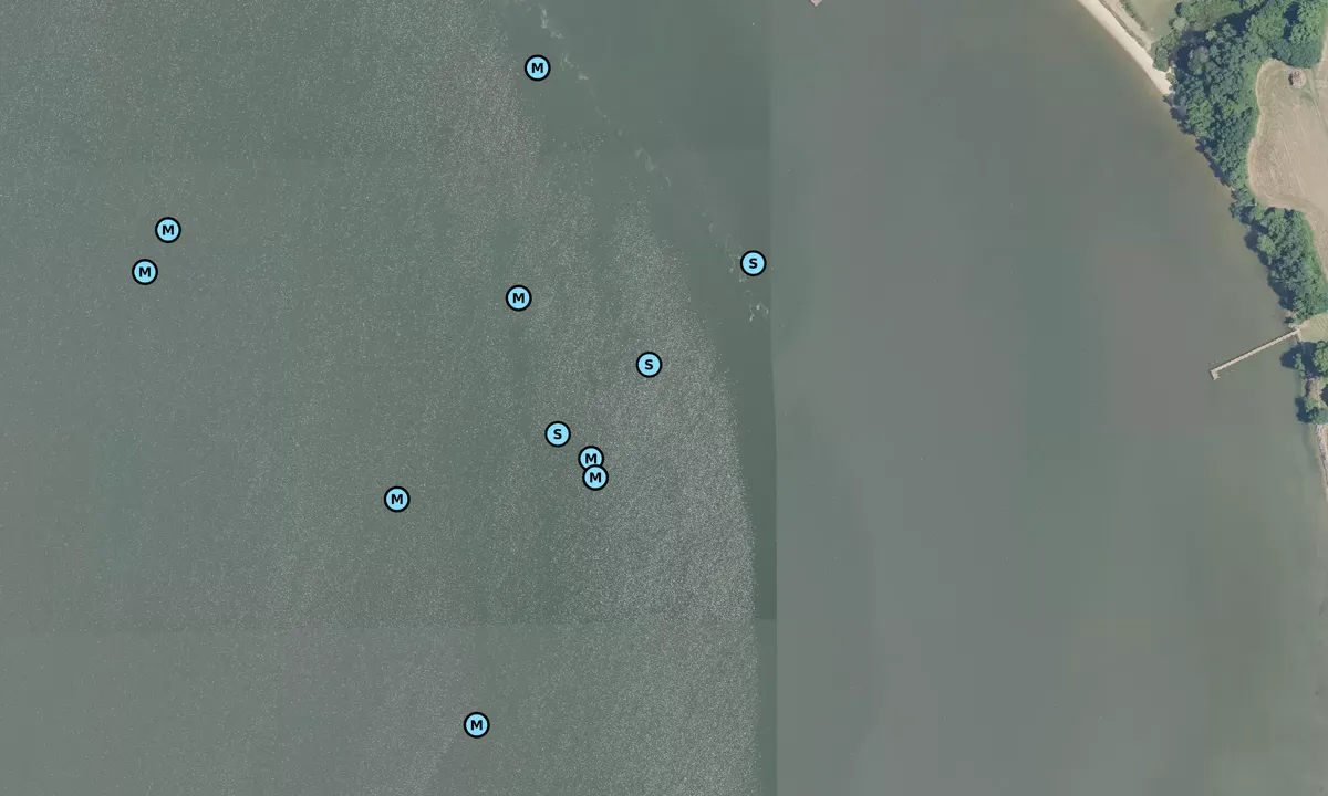 Satelite image of Bushwood Wharf