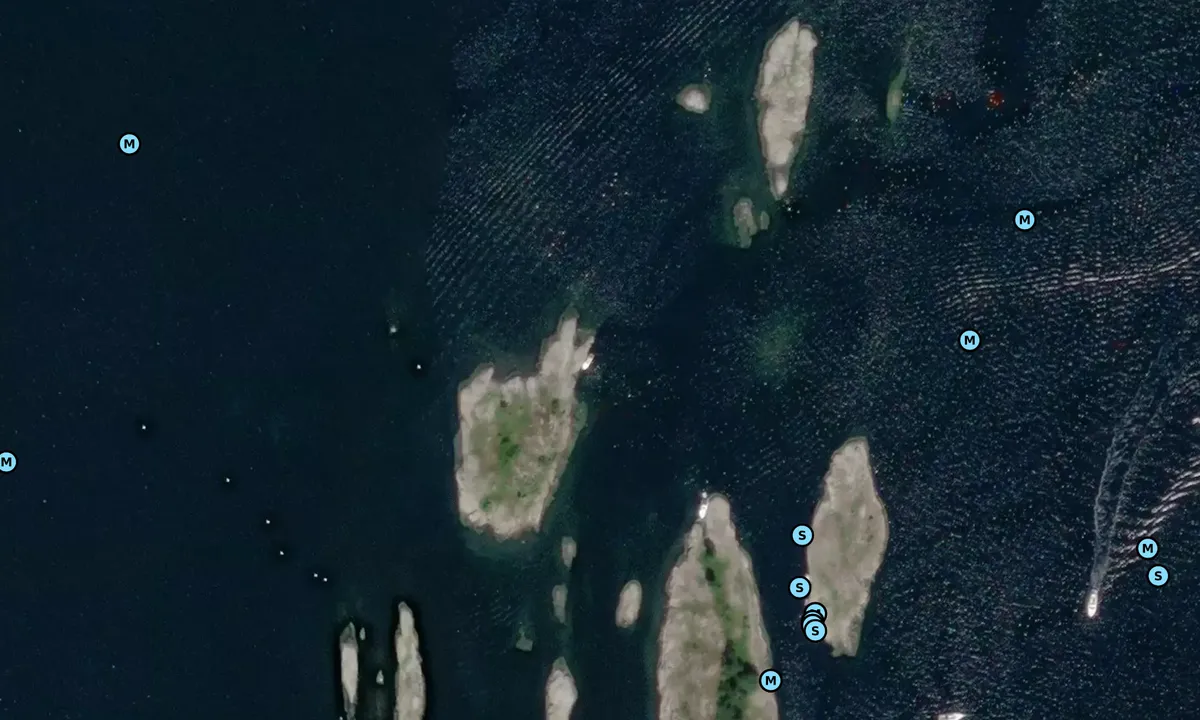 Satelite image of Buskeskjær