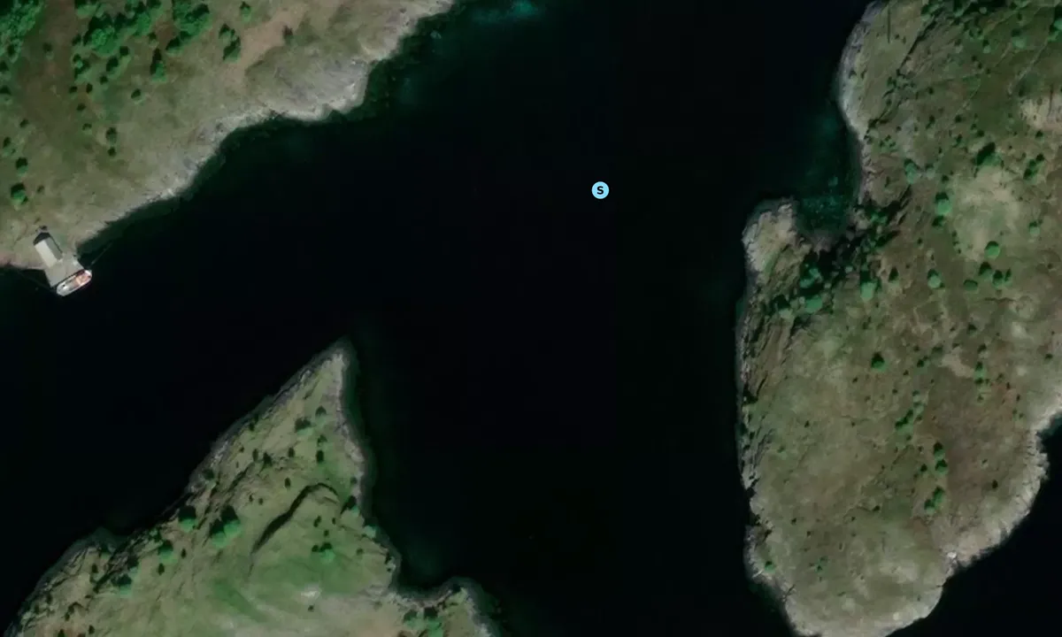 Satelite image of Busøysundet
