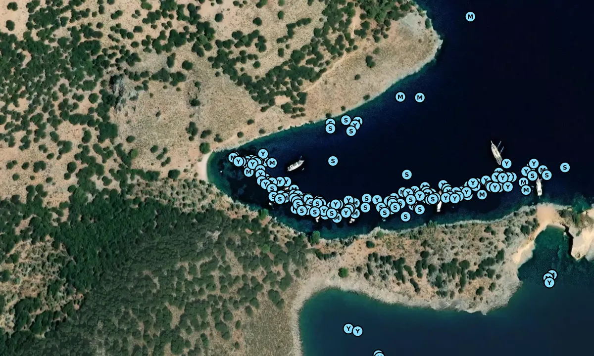 Satelite image of Buyukaga Bay