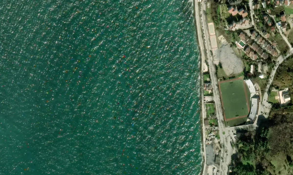 Satelite image of Büyükçekmece Koyu