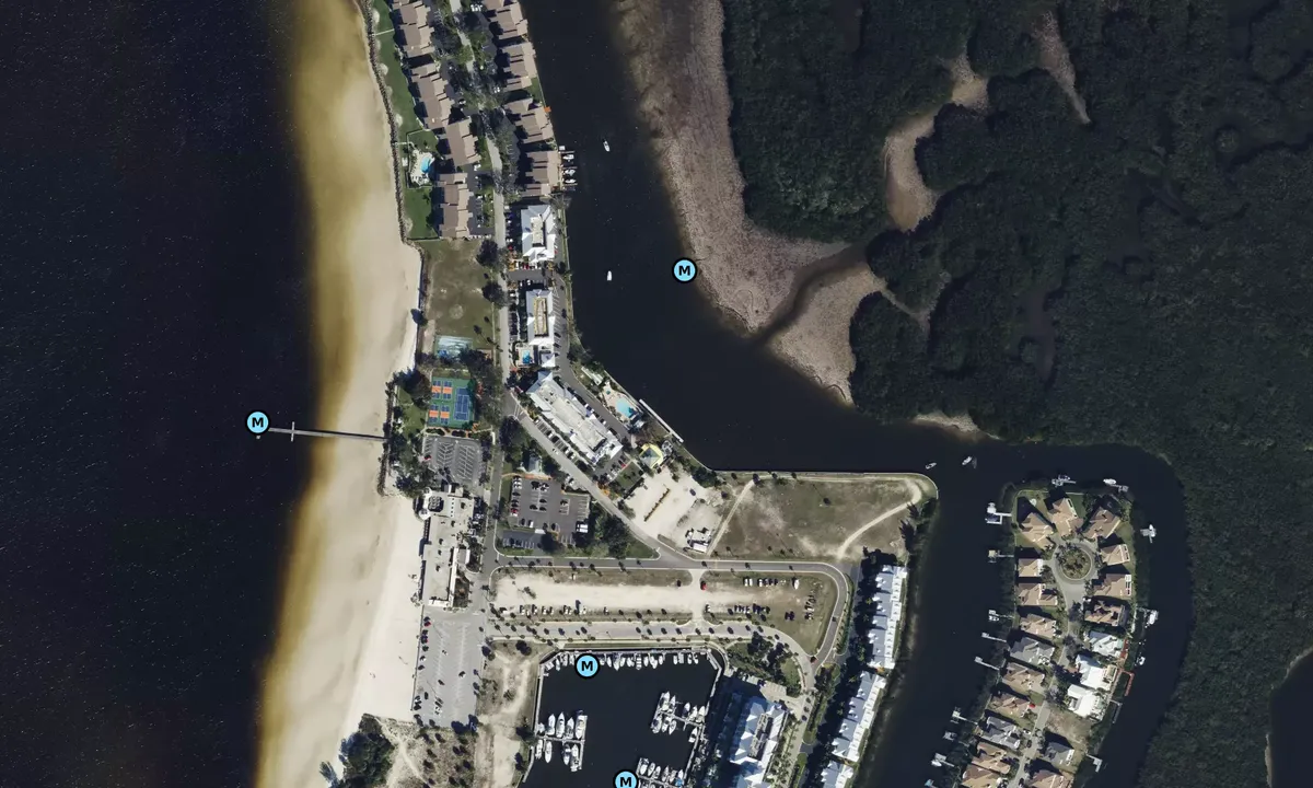 Satelite image of Cabbage Creek Dock