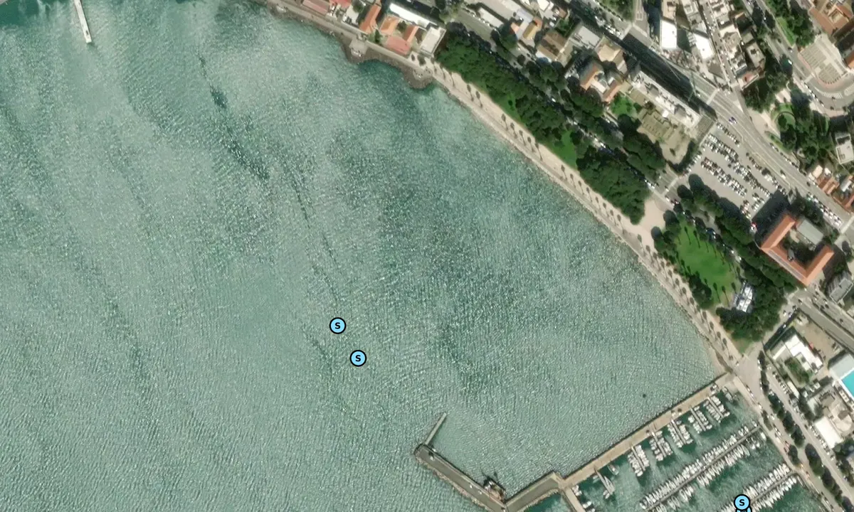 Satelite image of Cagliari Port