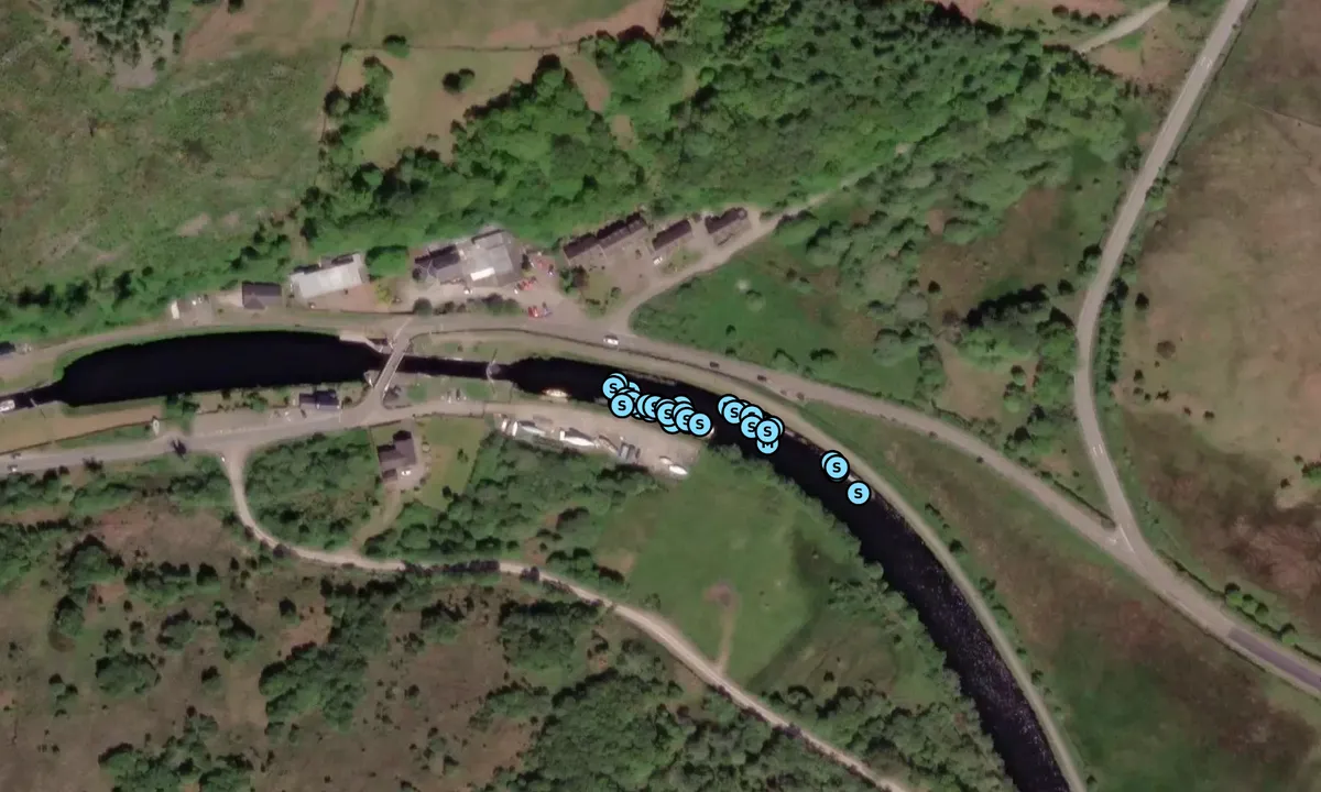 Satelite image of Cairnbahn Quay