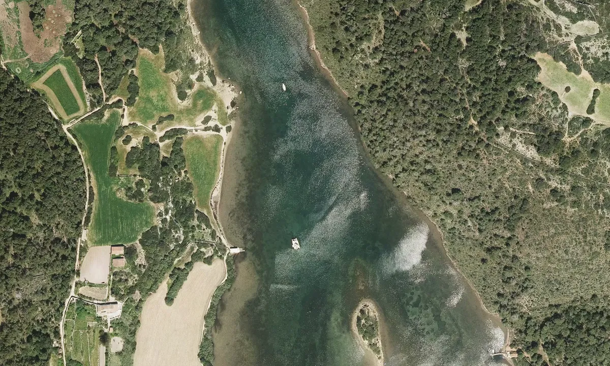 Satelite image of Cala Addaia - Port d'Addaia