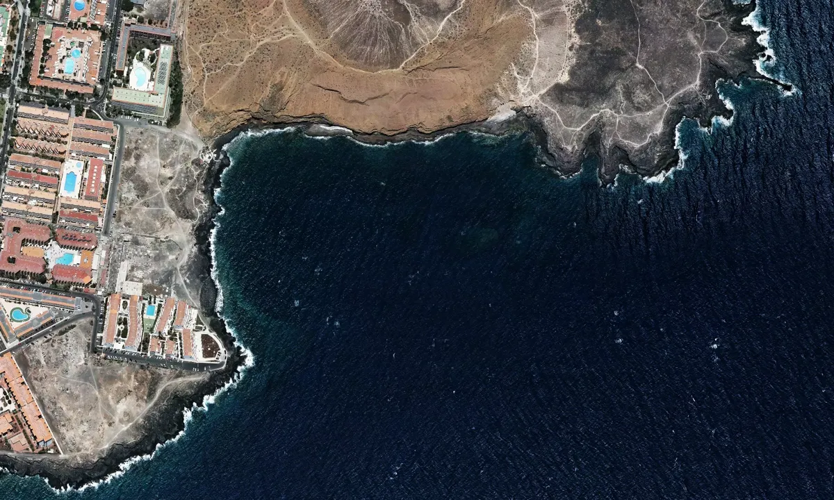 Flyfoto av Cala Amarilla