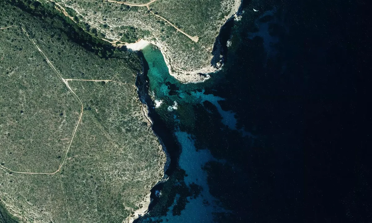 Satelite image of Cala Bota