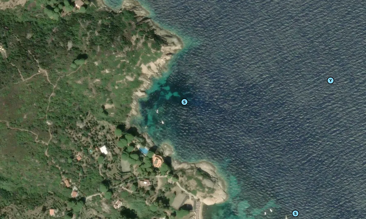 Satelite image of Cala Caletta