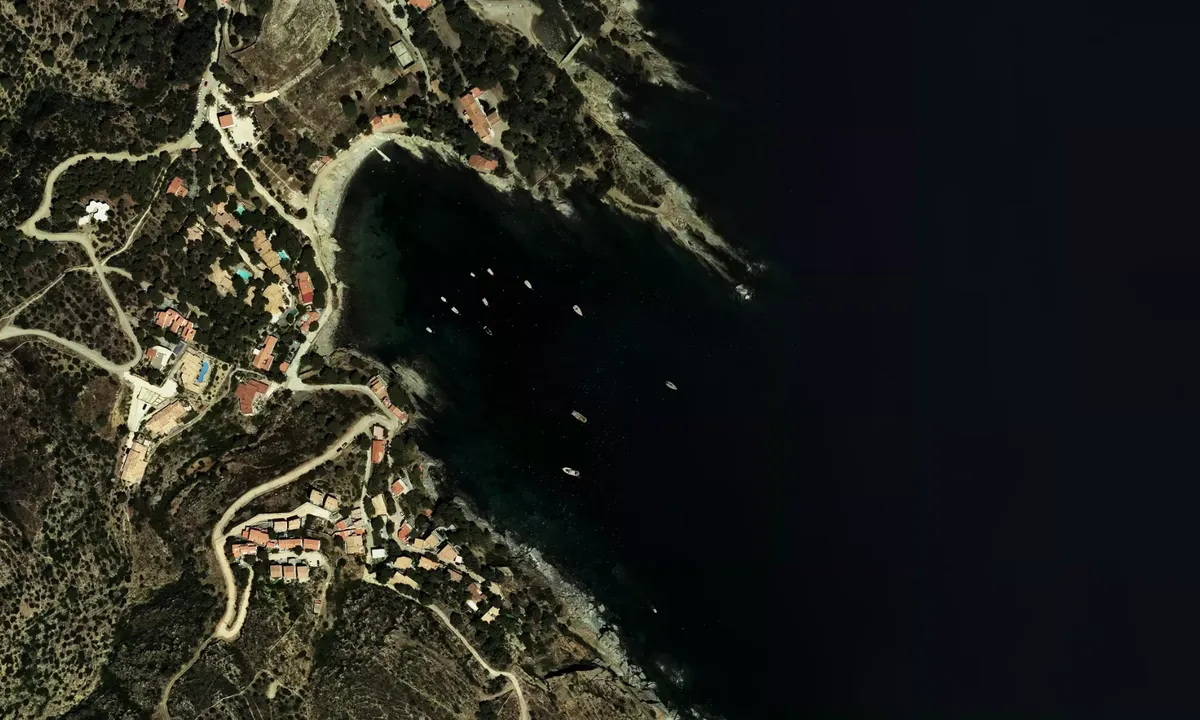 Flyfoto av Cala Conqua