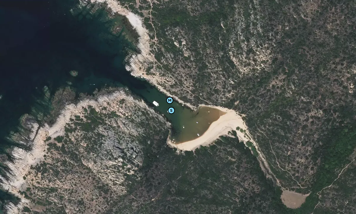 Satelite image of Cala d'Agulia