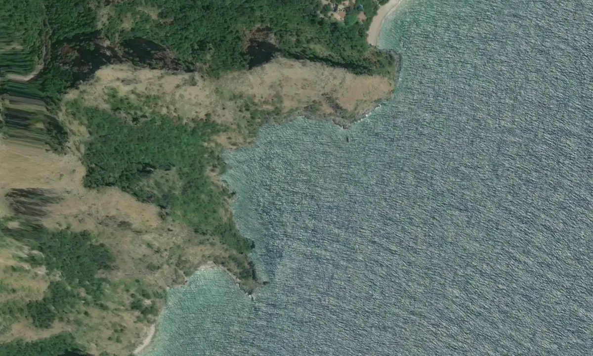 Satelite image of Cala dei morti