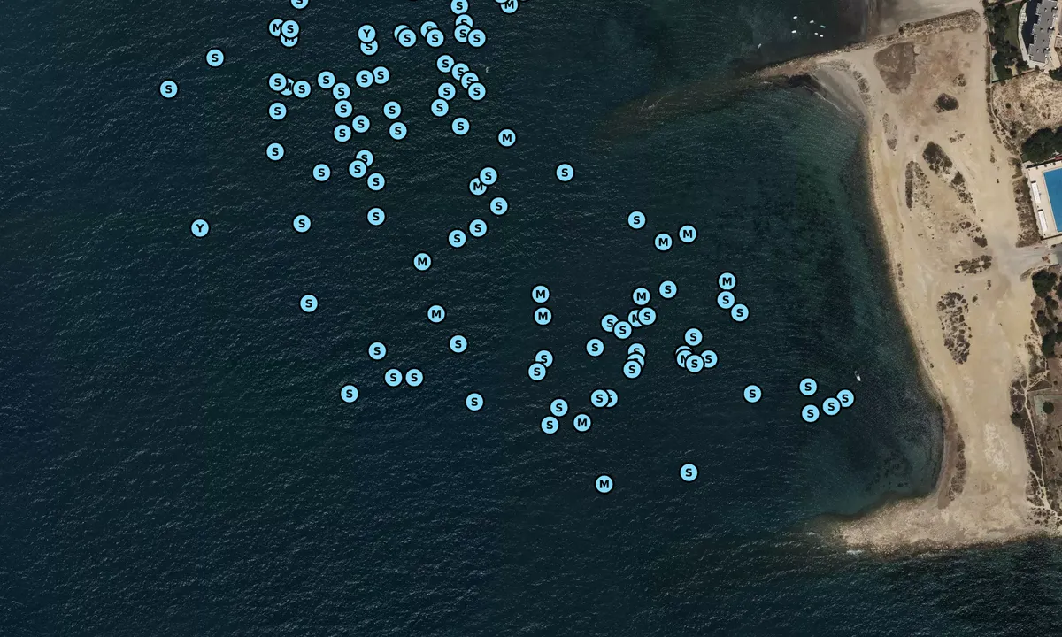 Satelite image of Cala del amor