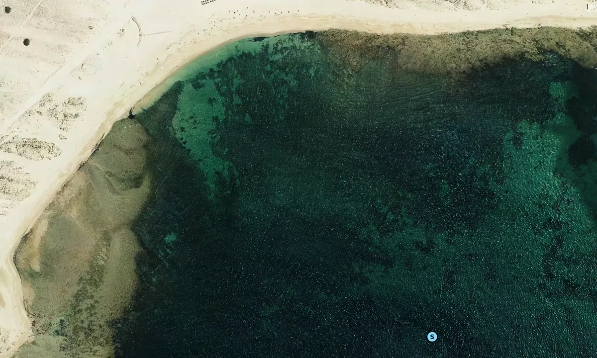 Satelite image of Cala del Varadero