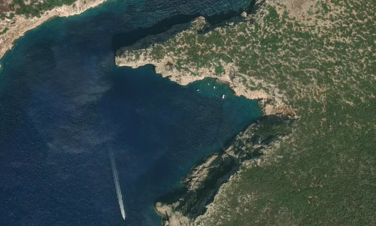 Satelite image of Cala della Puntetta