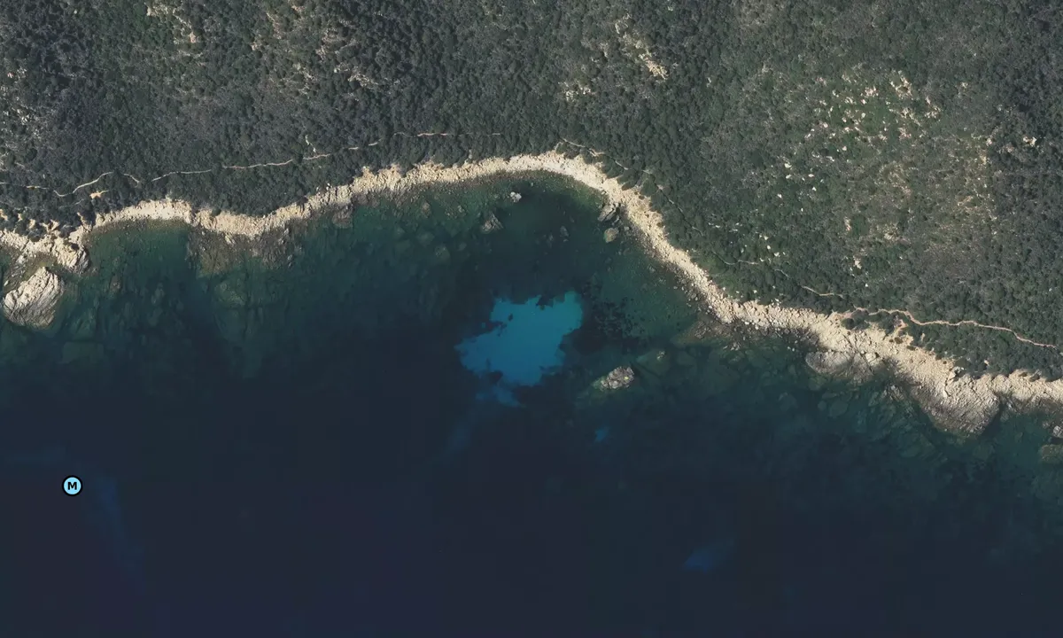 Satelite image of Cala di u Commissariu