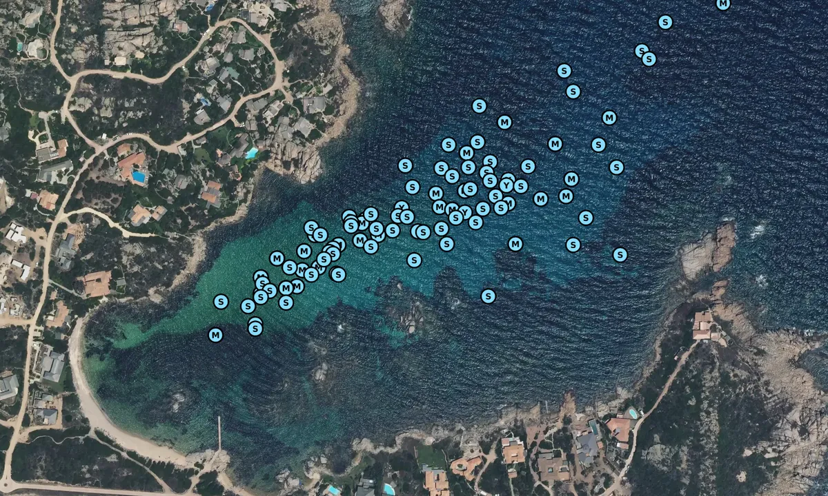 Satelite image of Cala di Zeri