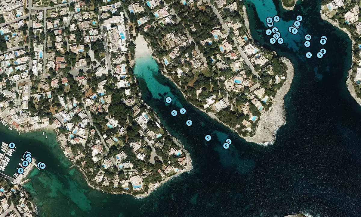 Satelite image of Cala d'Or