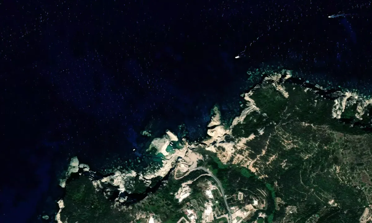 Flyfoto av Cala Fonte