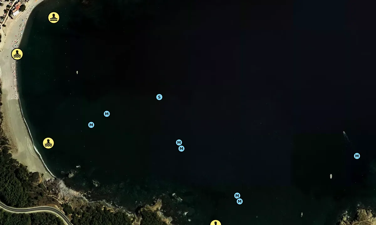 Satelite image of Cala Garbet