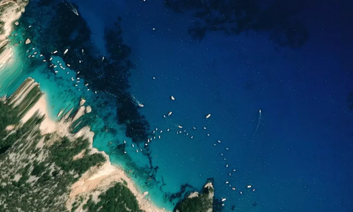 Flyfoto av Cala Goloritzè 1