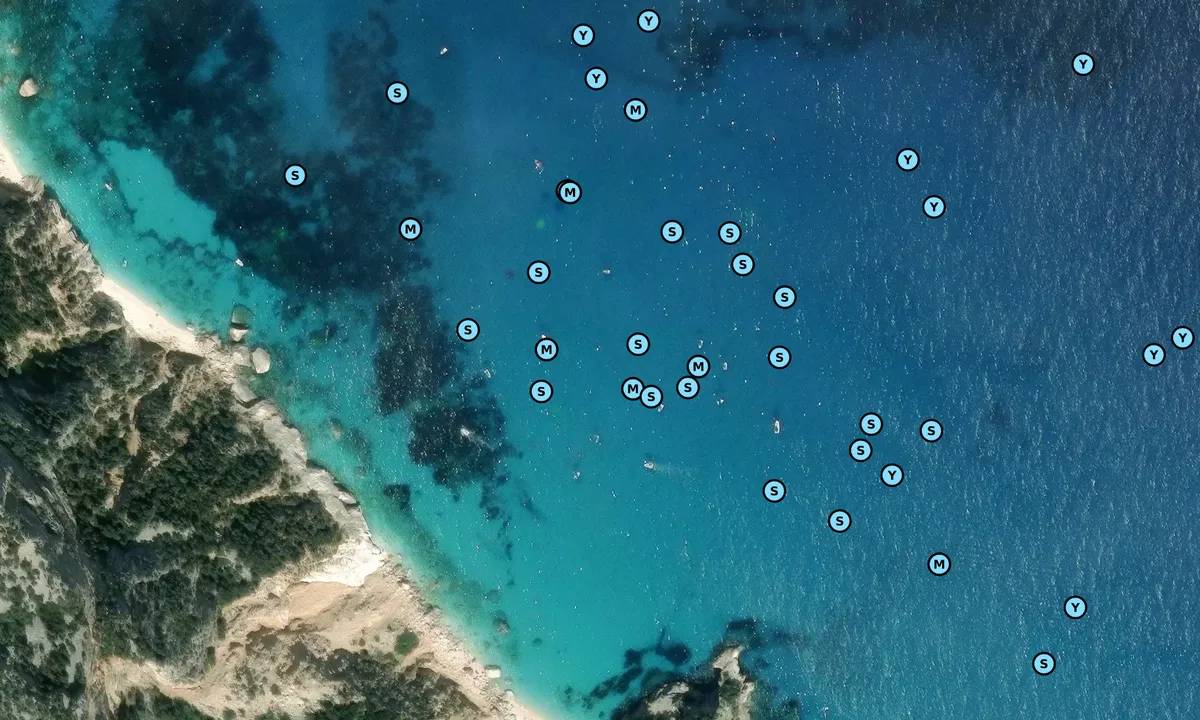 Satelite image of Cala Goloritzè 1