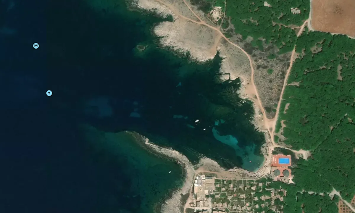 Satelite image of Cala Grande - Pozzo Ponente